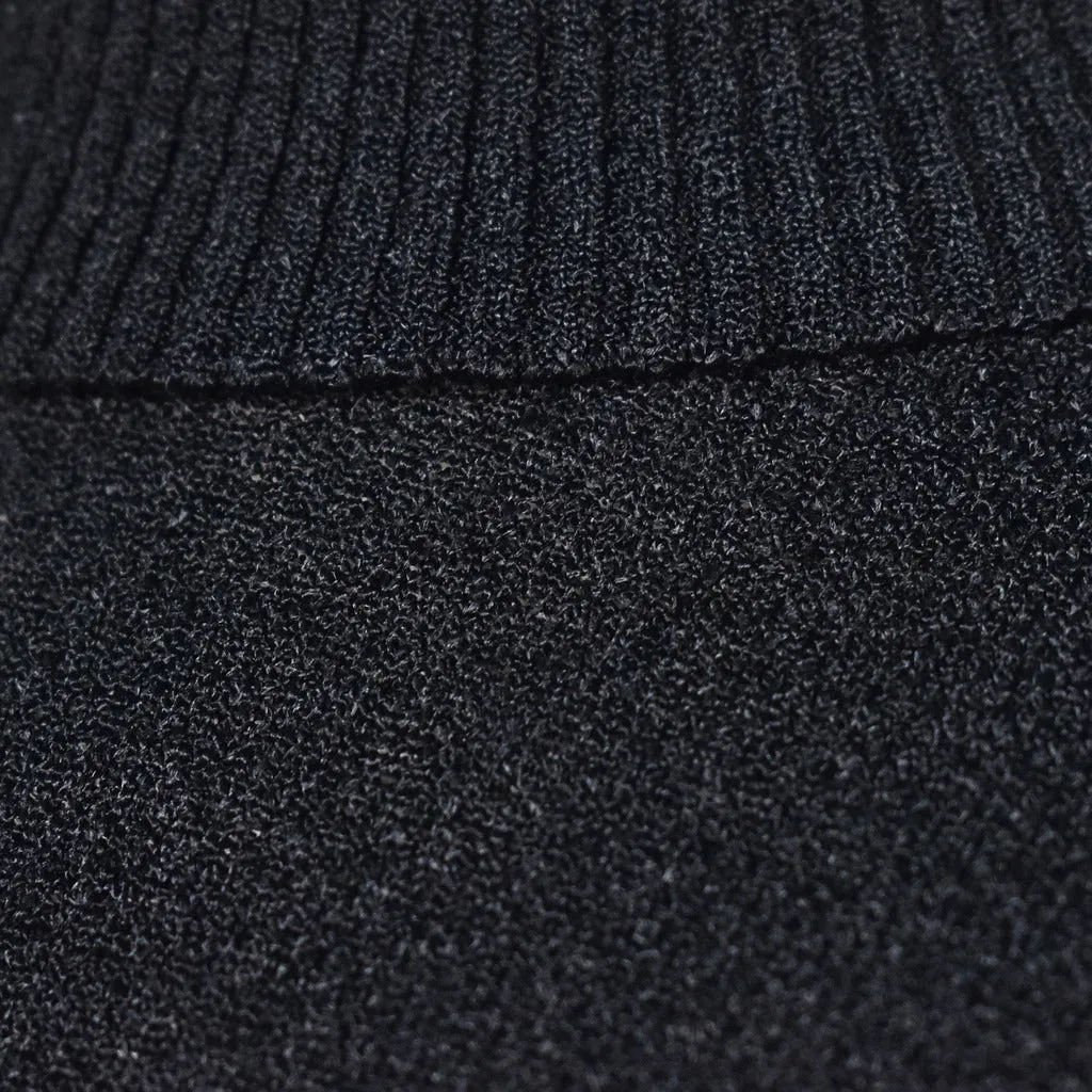 1960s Vintage Blk Sleeveless Turtleneck