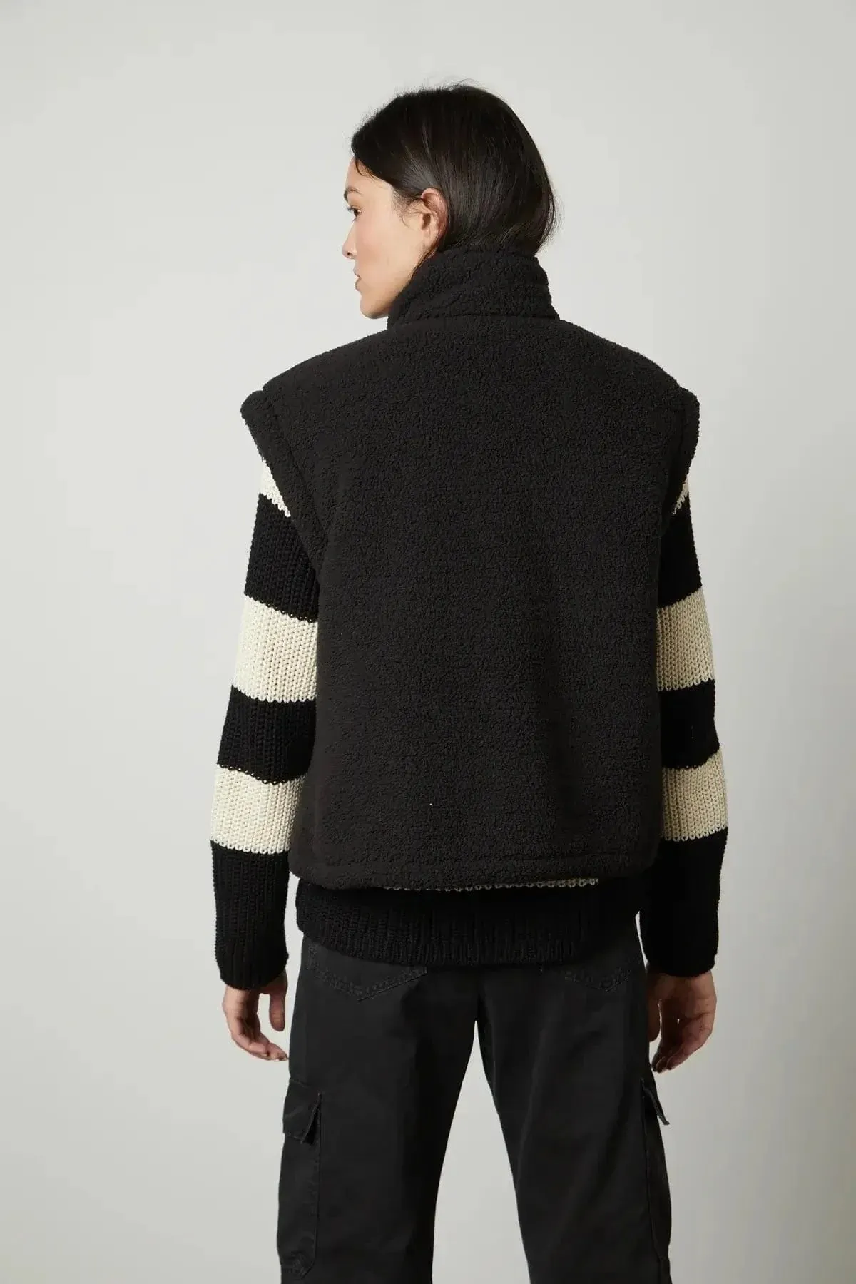 Alicia Puffer Vest in Black