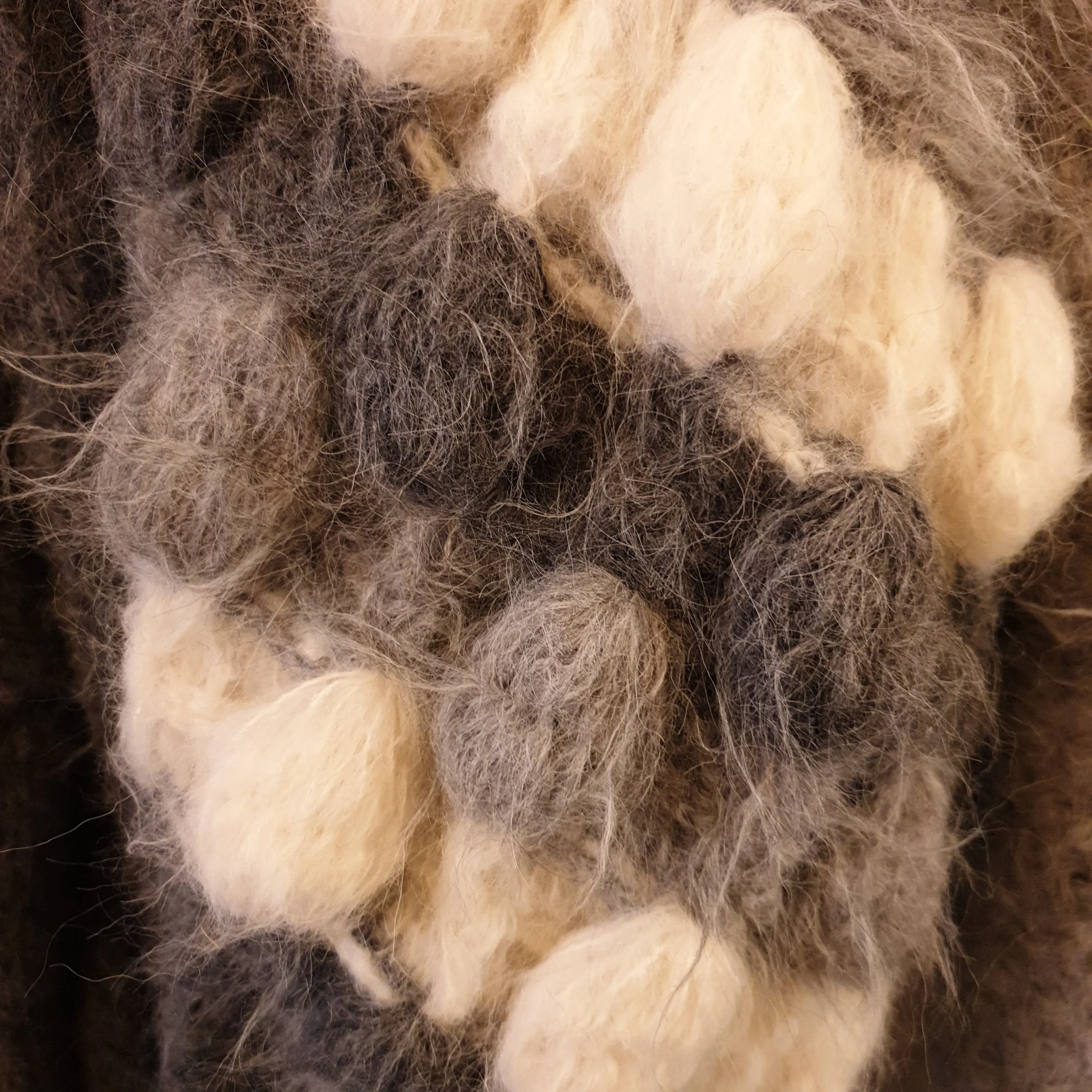 Amano hand-crochet pom-pom sweater