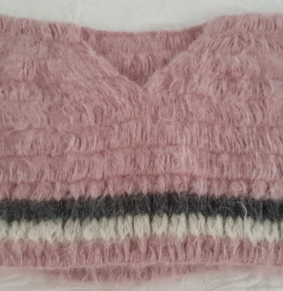 Amano hand-crochet pom-pom sweater