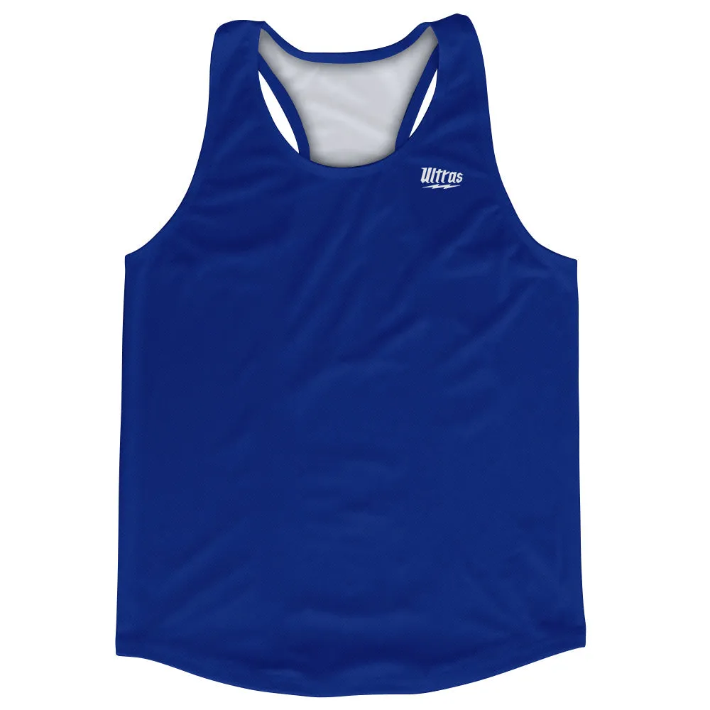 Blank Blue Royal Running Racerback Singlet Track Tops Made In USA