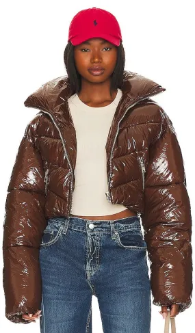 BY.DYLN Neve Puffer in Chocolate