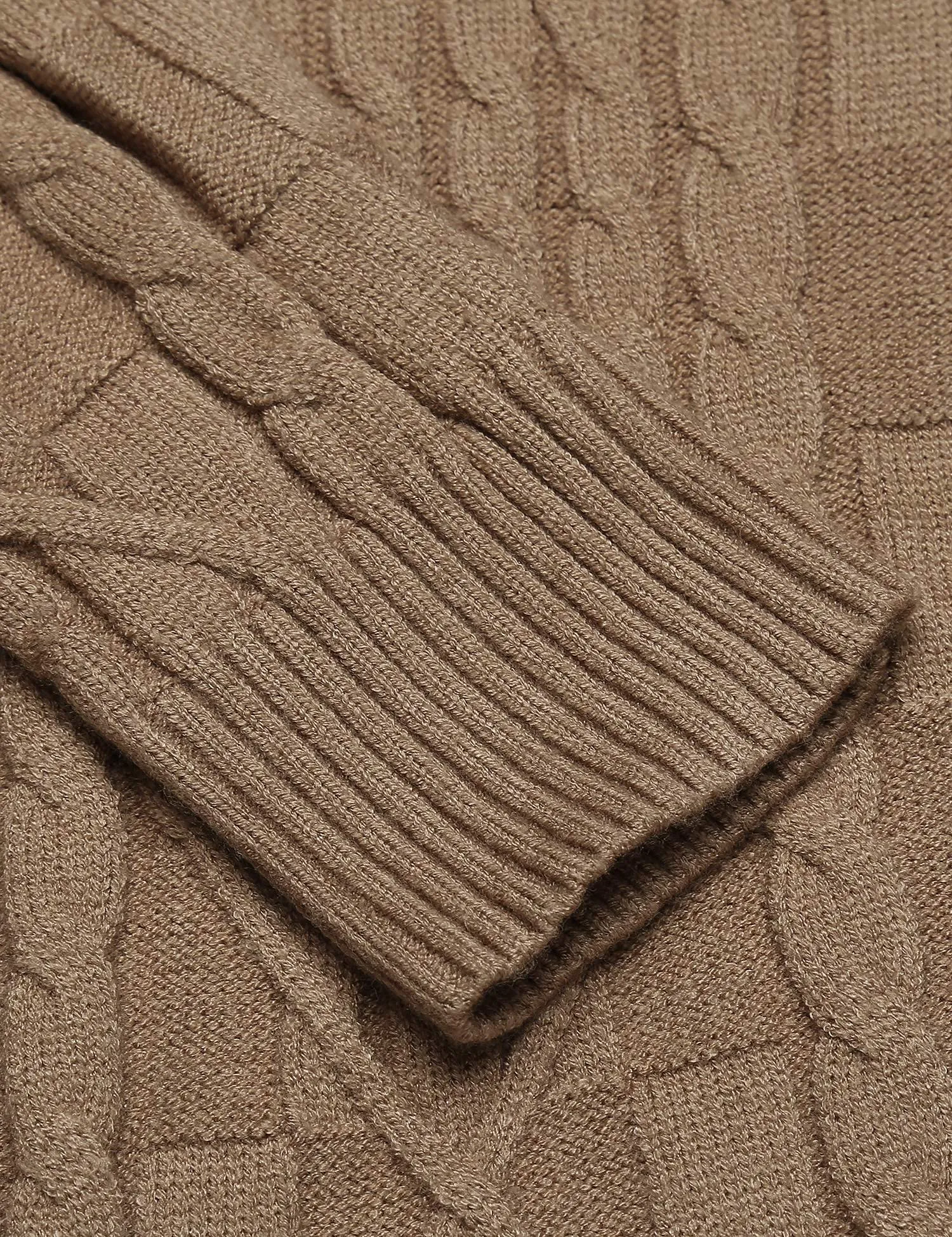 COOFANDY Men's Slim Fit Turtleneck Sweater Casual Cable Knit Pullover Sweaters