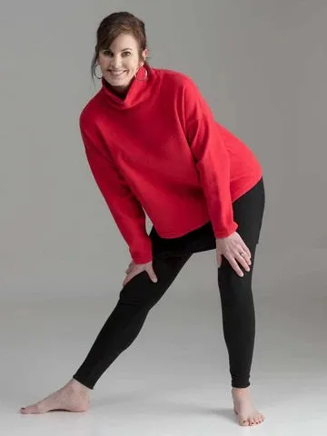 Cotton Down Boxy Turtleneck by F & H Clothing Company Co