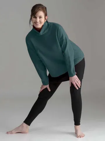Cotton Down Boxy Turtleneck by F & H Clothing Company Co