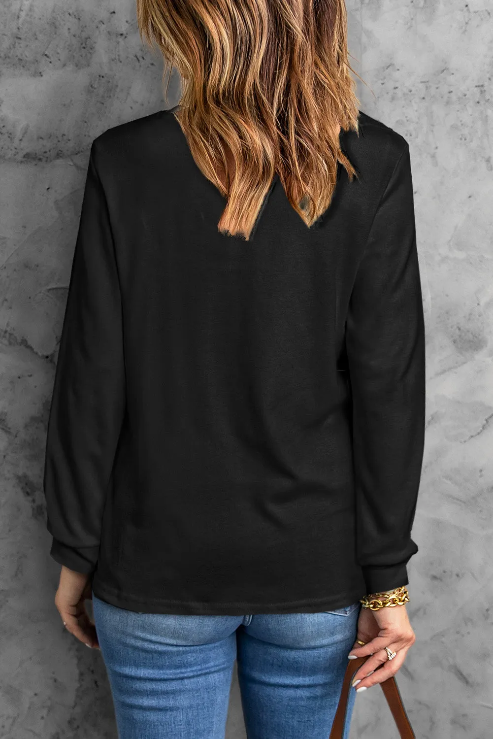 Ghost Graphic Print Long Sleeve Top