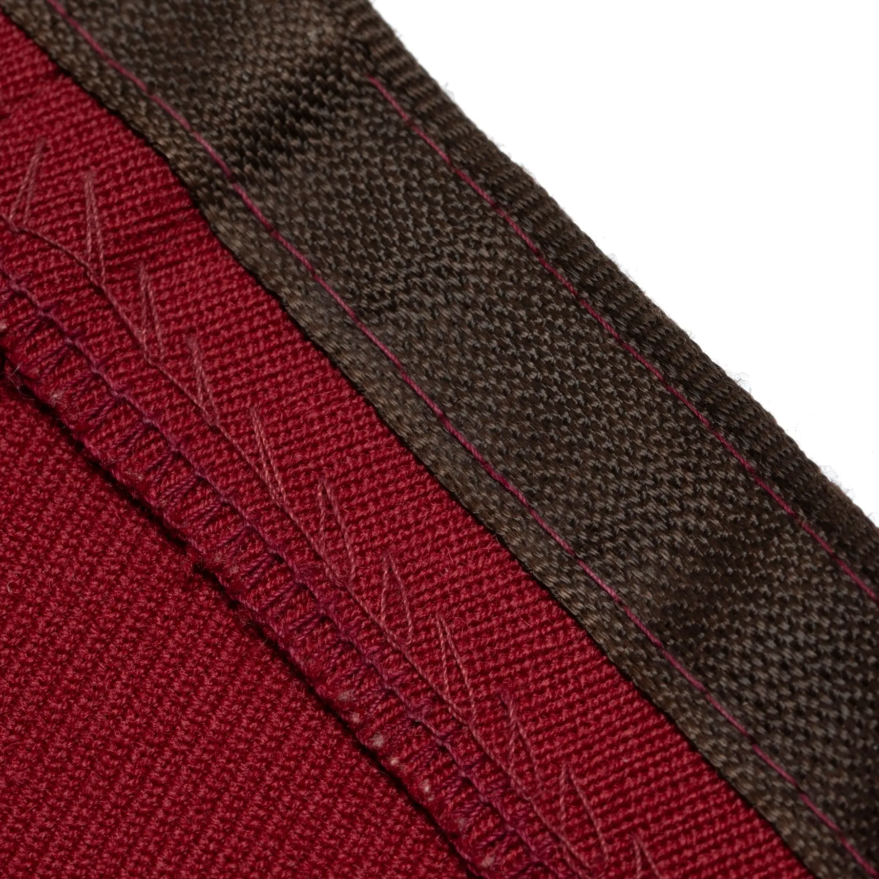 High-Twist Twill, Structured Drape, Felt-Lined Waistband, Pressed Pleats