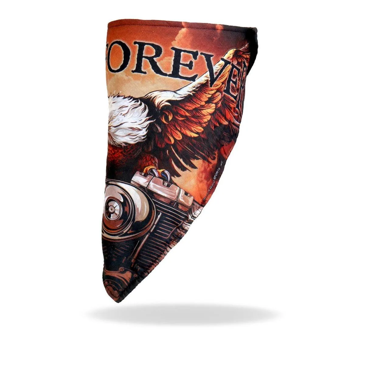 Hot Leathers Storm Cloud Eagle Face Wrap