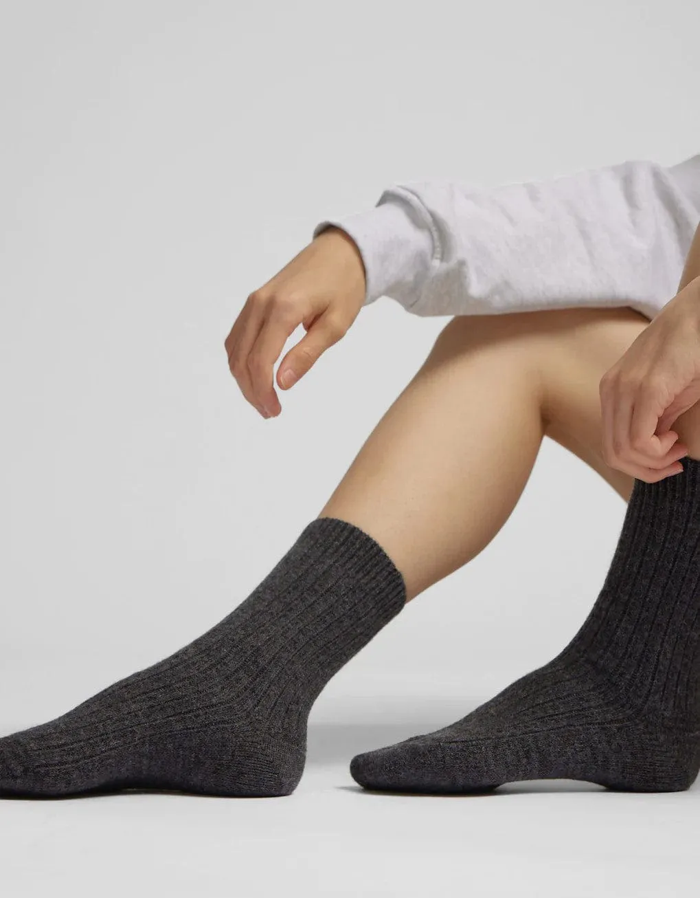 Merino Wool Socks Stone Blue