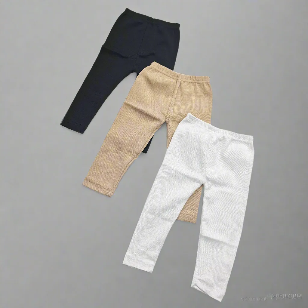 Pack of 3 - Thermal Trousers - Skin Black White