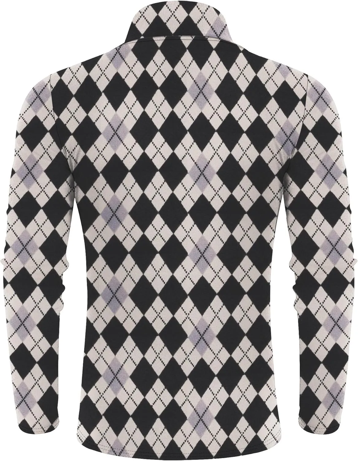Poriff Men's Casual Slim Fit Basic Tops Knitted Lightweight Turtleneck Pullover Sweater