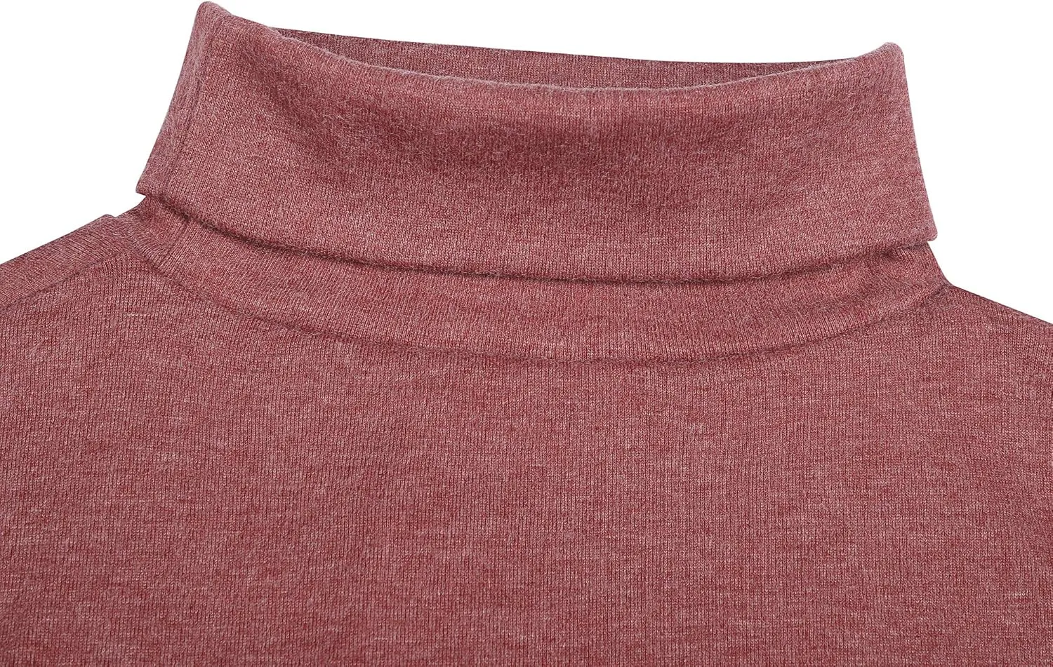 Poriff Men's Casual Slim Fit Basic Tops Knitted Lightweight Turtleneck Pullover Sweater