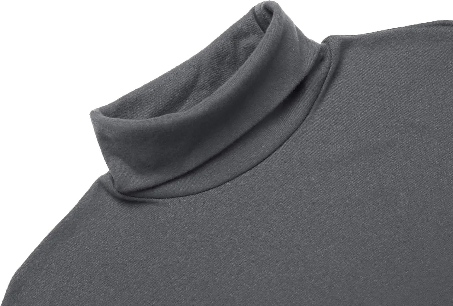 Poriff Men's Casual Slim Fit Basic Tops Knitted Lightweight Turtleneck Pullover Sweater