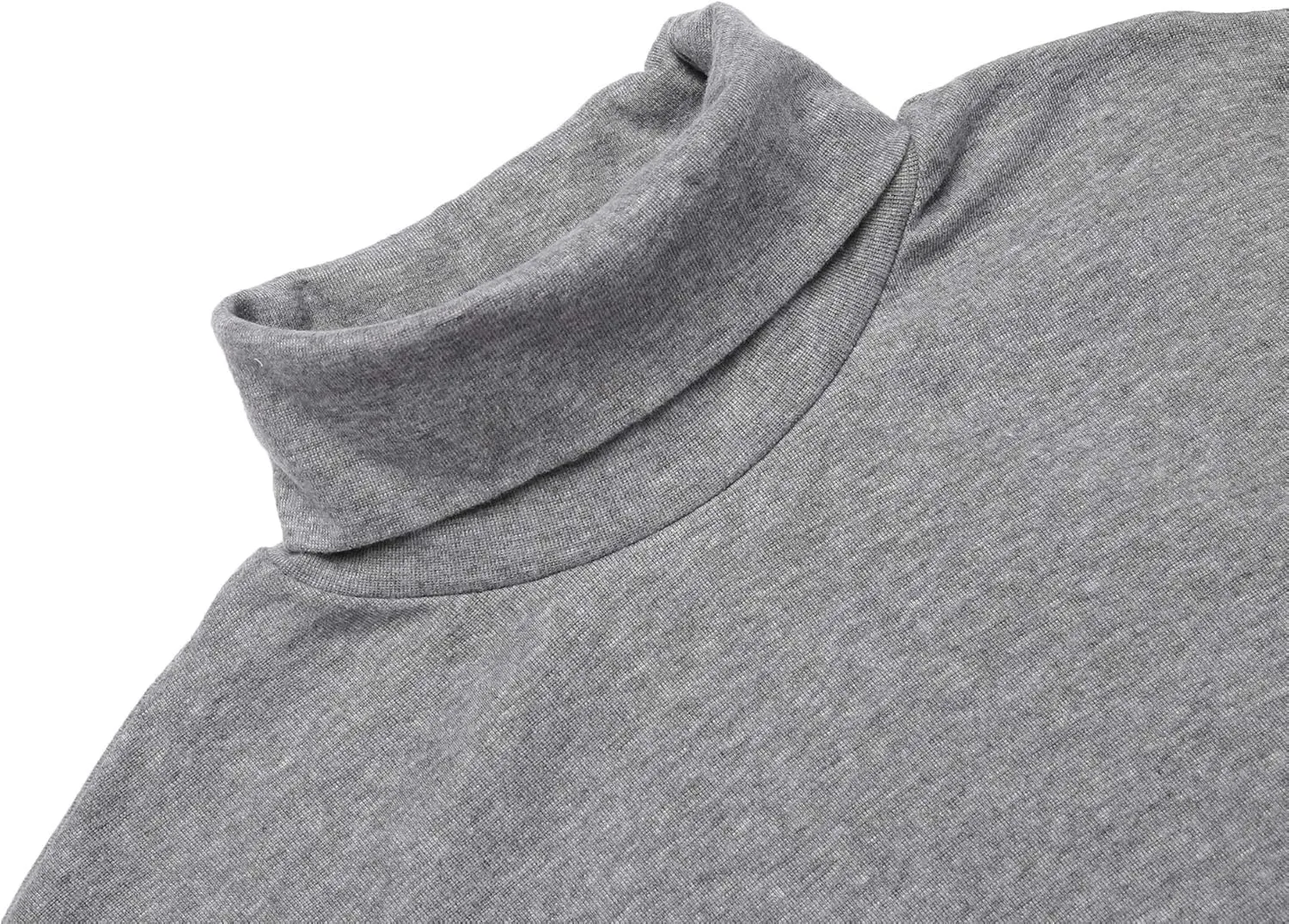 Poriff Men's Casual Slim Fit Basic Tops Knitted Lightweight Turtleneck Pullover Sweater