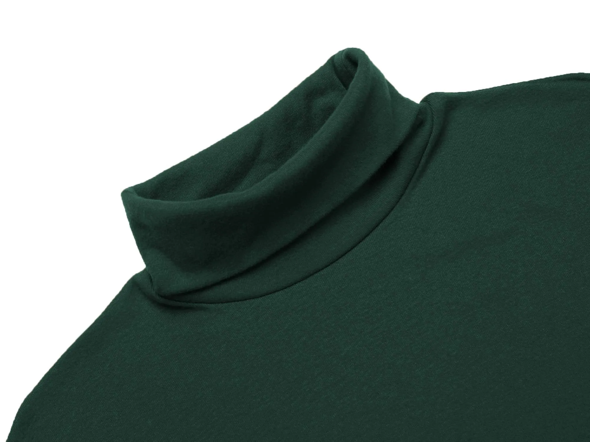 Poriff Men's Casual Slim Fit Basic Tops Knitted Lightweight Turtleneck Pullover Sweater