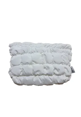 Quilted Puffer Pouch (White)