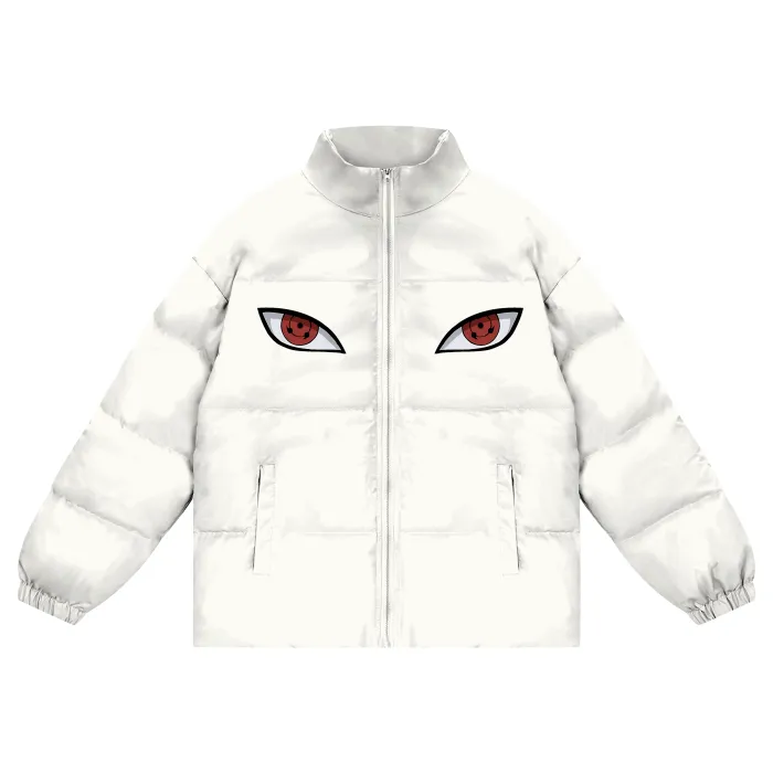 "ITACHI UCHIHA" - Naruto Anime Zipper Puffer Coat | 5 Colors