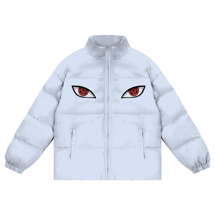 "ITACHI UCHIHA" - Naruto Anime Zipper Puffer Coat | 5 Colors