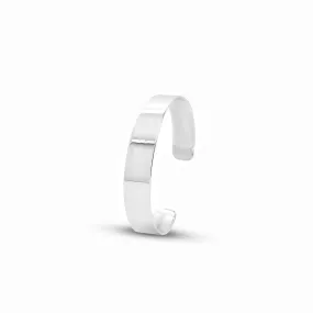 Sleek Silver Cuff | 10 mm