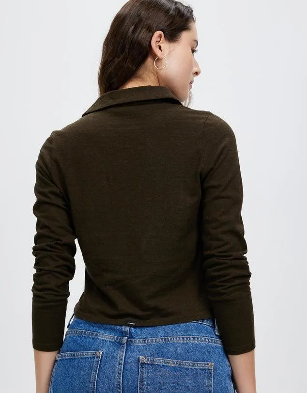 Thrills - Hemp Collared Long Sleeve