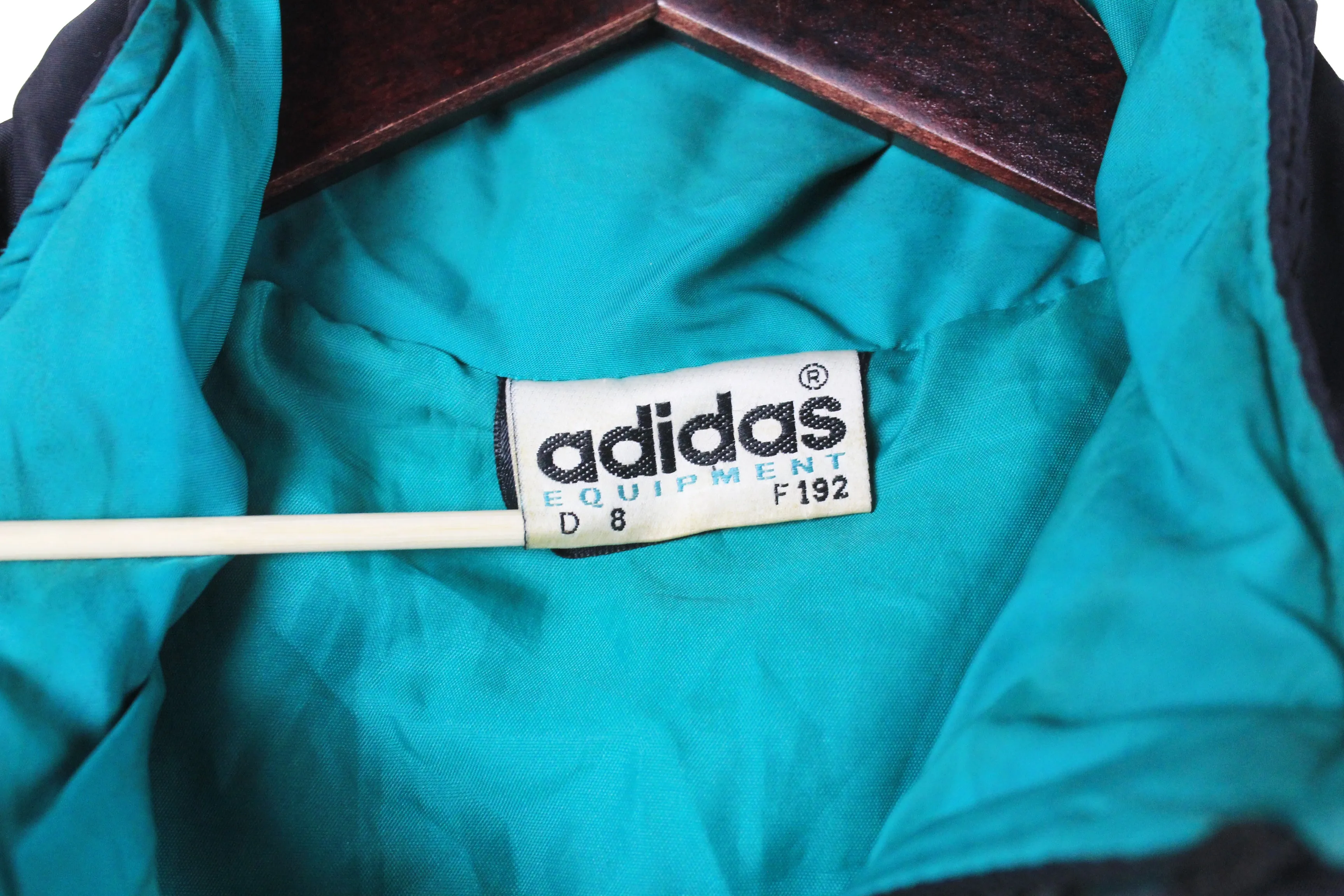 Vintage Adidas Equipment Quilted Jacket Large