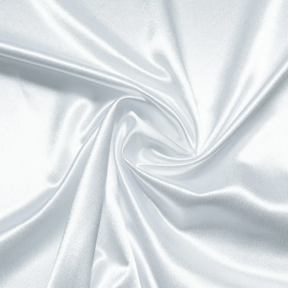 White Satin Microfibre