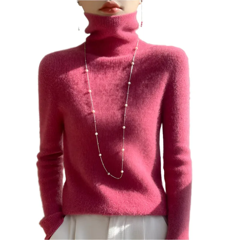 Women's Slim-Fit Turtleneck Long Sleeves Sweater
